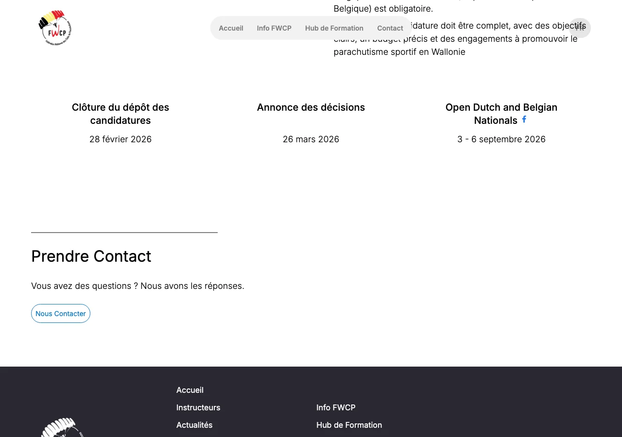 Le calendrier publié sur la page Sponsoring. — Consultez le calendrier pour connaître la clôture des candidatures et l’annonce des décisions. Revenez sur cette page pour retrouver les informations publiées pour chaque campagne.